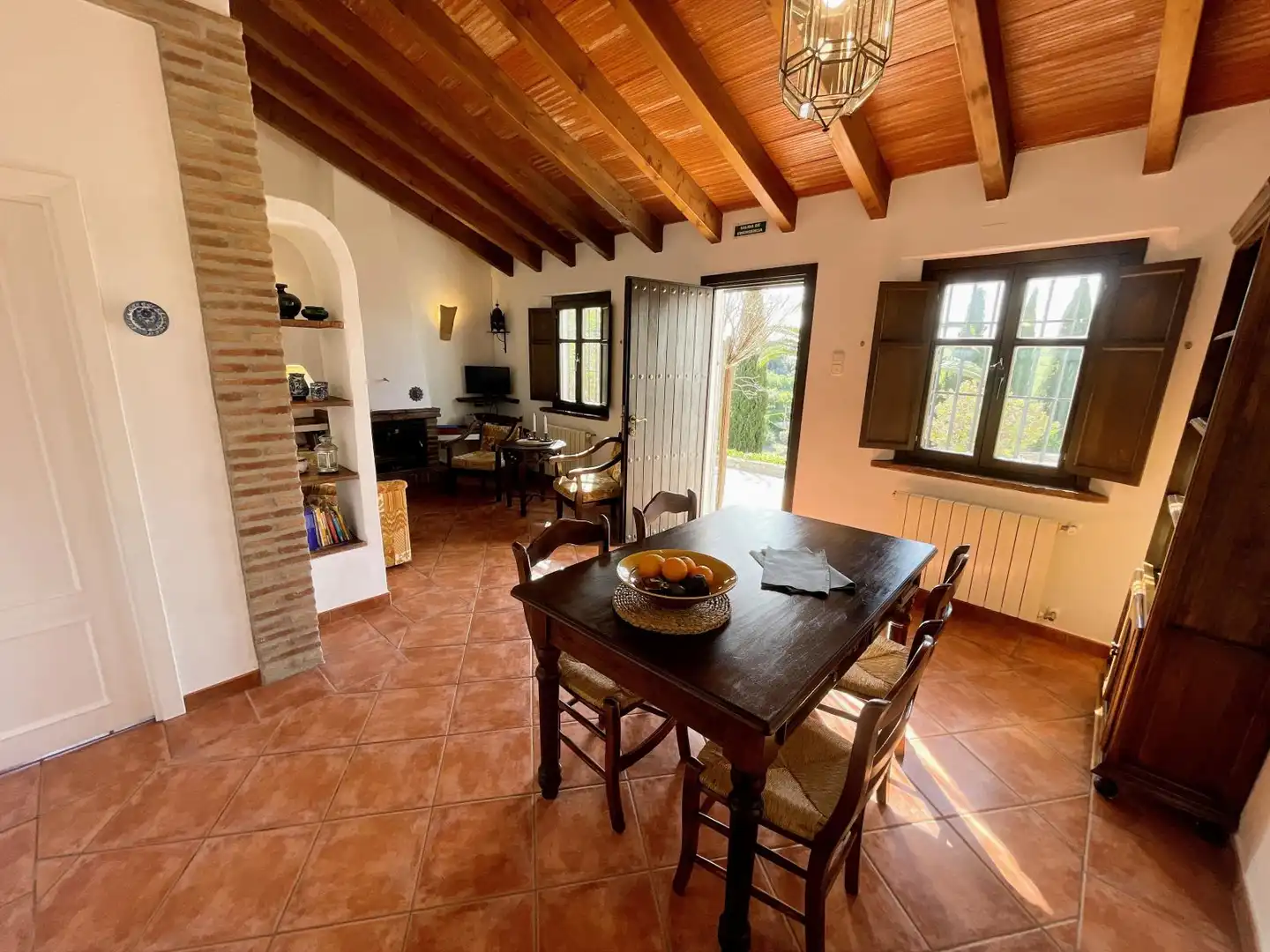 Esszimmer von Country house zum Verkauf in Villanueva de la Concepción mit Klimaanlage, Heizung und Privatgarten