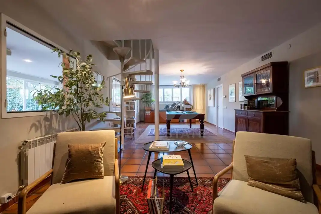 Sala de estar de Casa o chalet en venta en Alcoletge con Aire acondicionado, Calefacción y Terraza