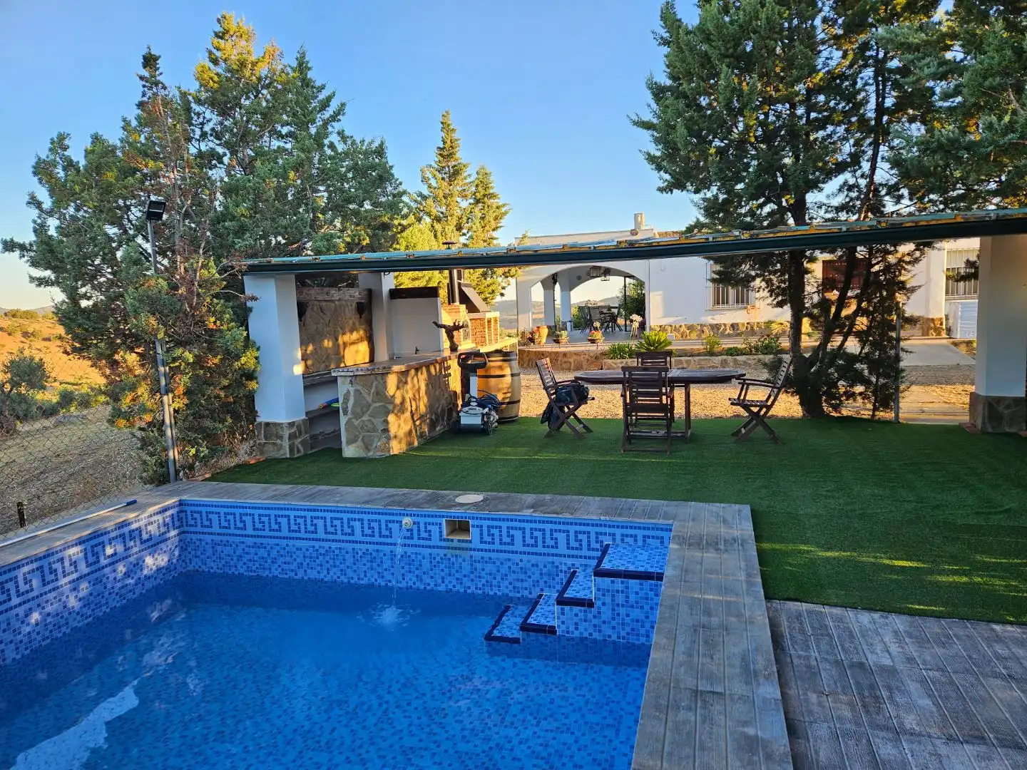 Swimming pool of Country homes for sale in Zafra, Badajoz