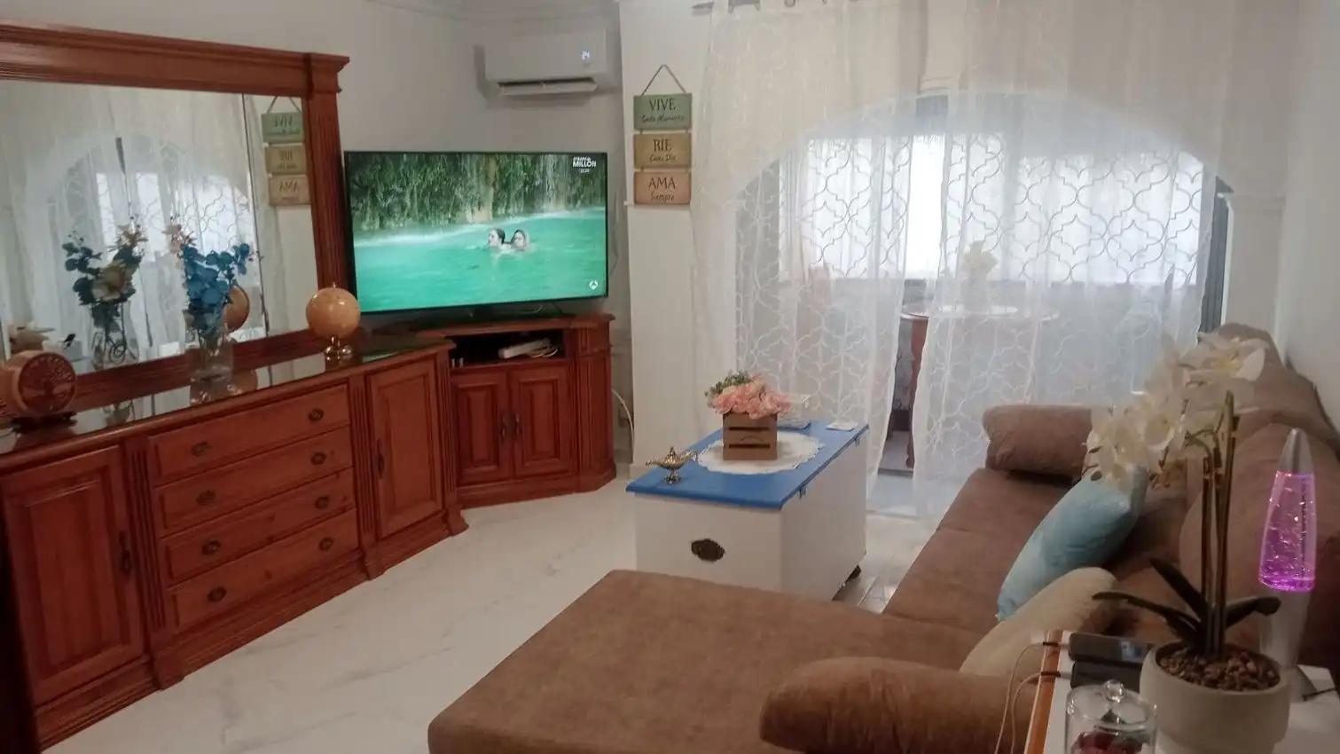 Sala de estar de Piso en venta en La Línea de la Concepción con Aire acondicionado