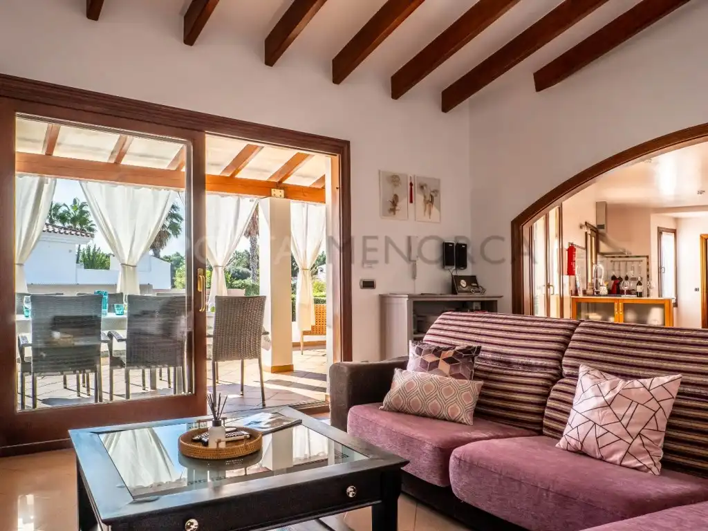 Sala de estar de Casa o chalet en venta en Ciutadella de Menorca con Aire acondicionado, Jardín privado y Terraza