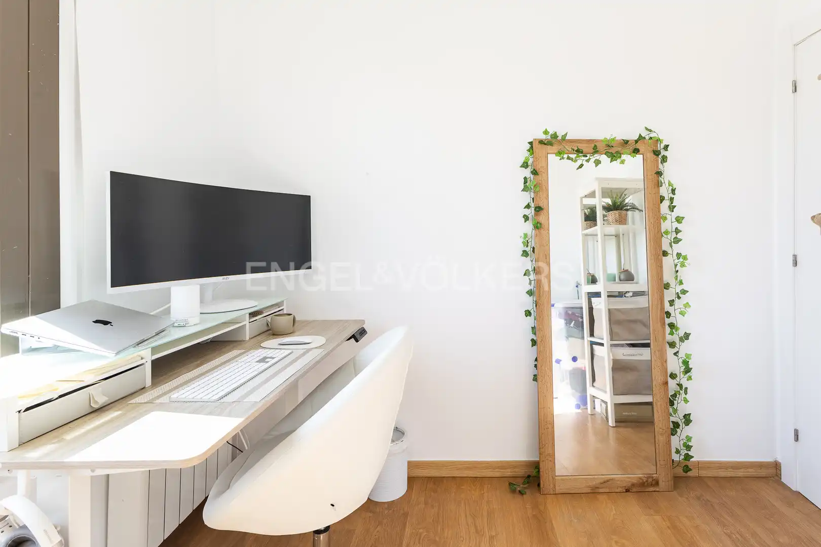 Wohnzimmer von Wohnung zur Miete in Barcelona mit Heizung, Parkett und Möbliert