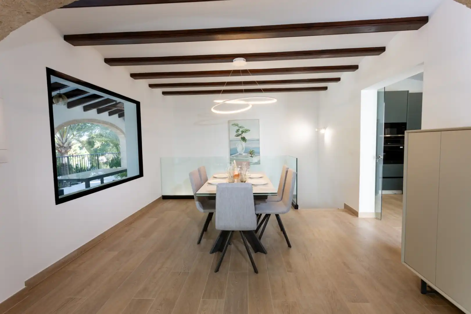 Dining room of Houses for sale in Jávea / Xàbia  with Air Conditioner, Heating and Private garden