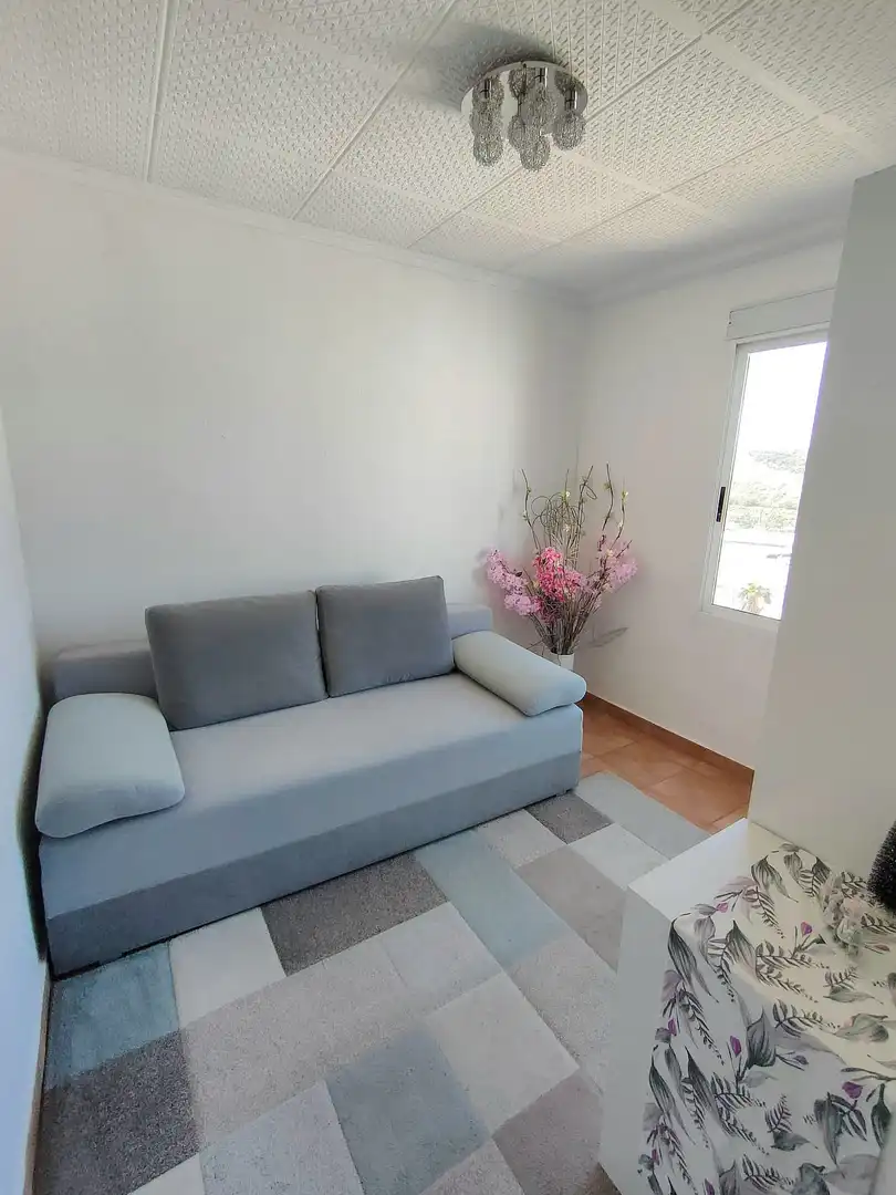 Sala de estar de Apartamento en venta en Guardamar del Segura con Aire acondicionado, Terraza y Amueblado