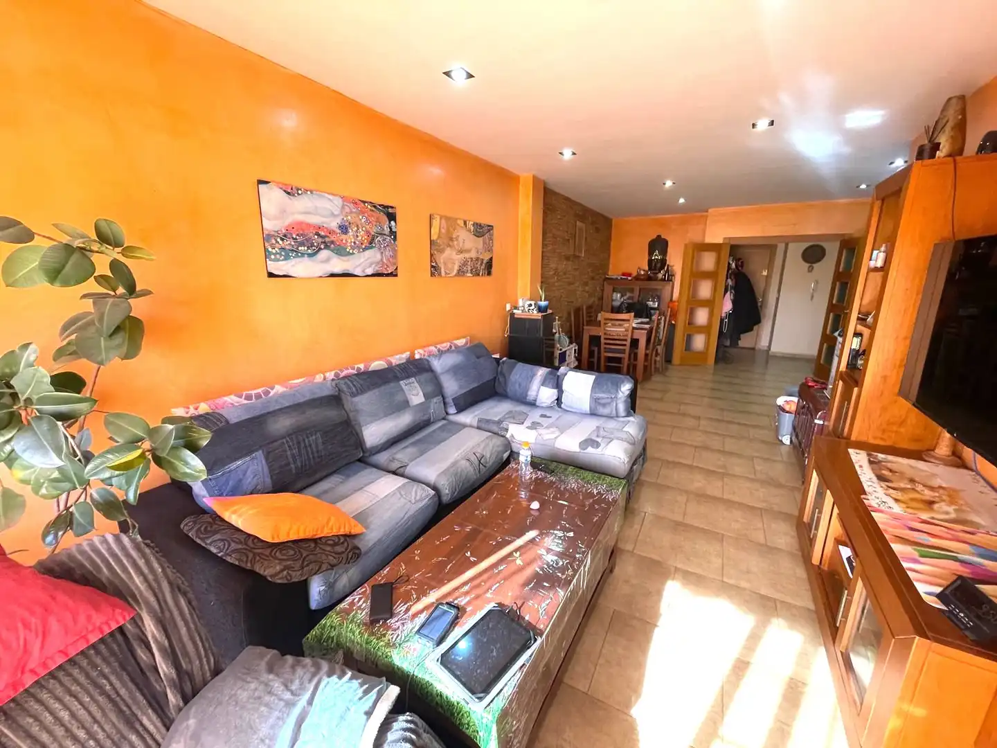 Sala de estar de Piso en venta en Águilas con Amueblado
