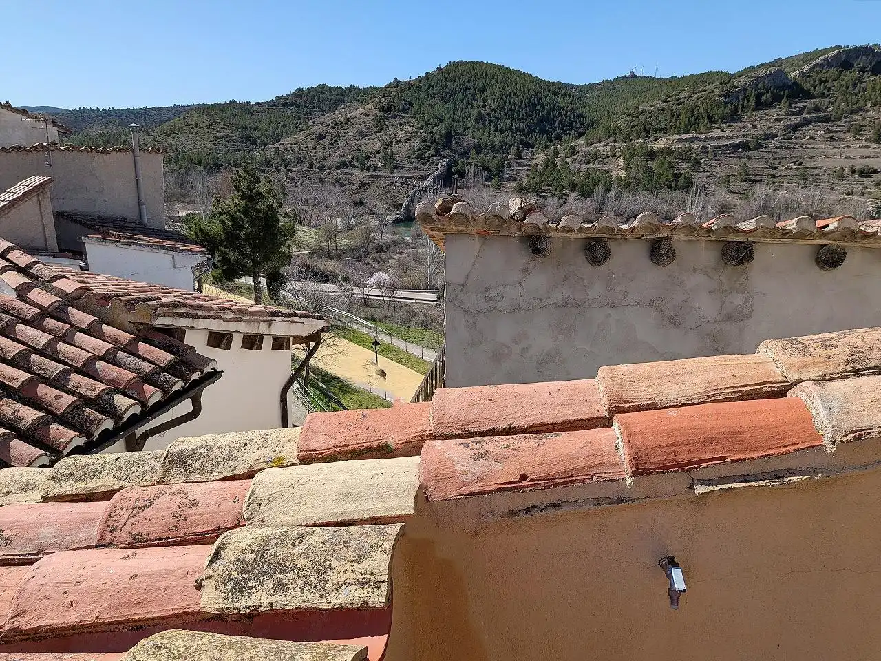 Vista exterior de Casa o chalet en venta en Morella con Calefacción, Terraza y Balcón