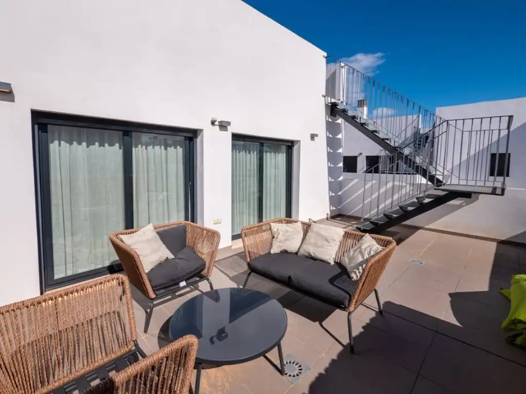 Terrassa de Casa o xalet en venda en Rojales amb Aire condicionat, Jardí privat i Piscina