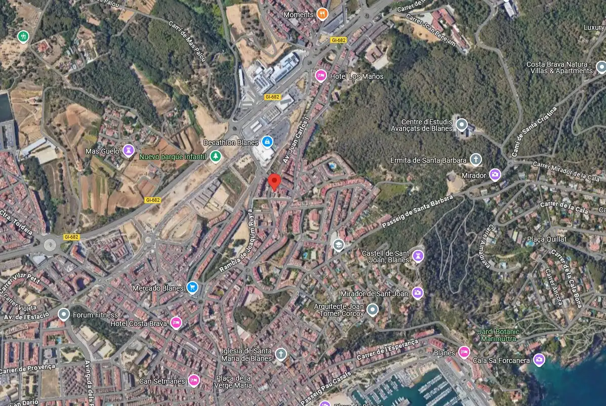 Vista exterior de Piso en venta en Blanes con Terraza