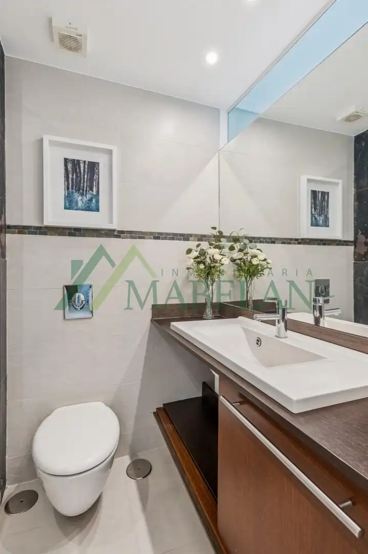 Bathroom of Flat for rent in Las Rozas de Madrid  with Heating, Furnished and Community pool