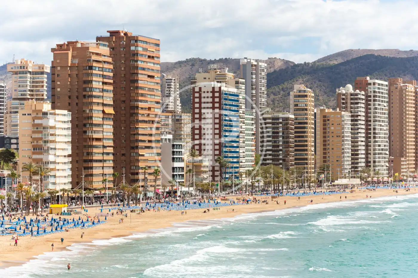 Exterior view of Flat for rent in Benidorm  with Air Conditioner, Heating and Terrace