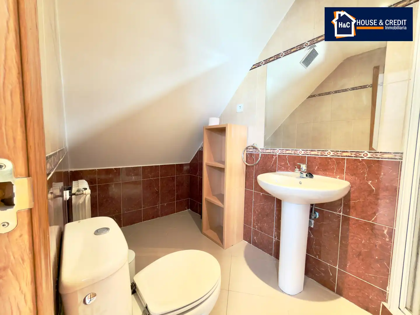 Baño de Ático de alquiler en Madrid con Aire acondicionado, Calefacción y Terraza