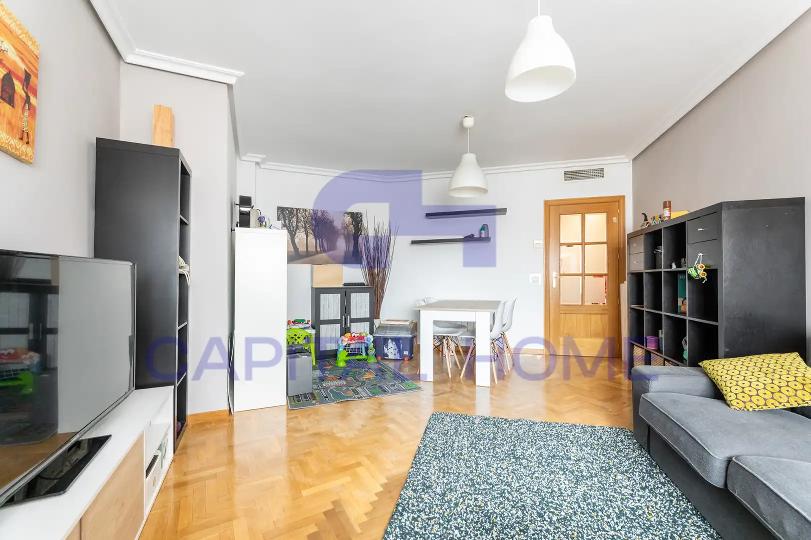 Sala de estar de Piso en venta en Navalcarnero con Aire acondicionado, Calefacción y Parquet