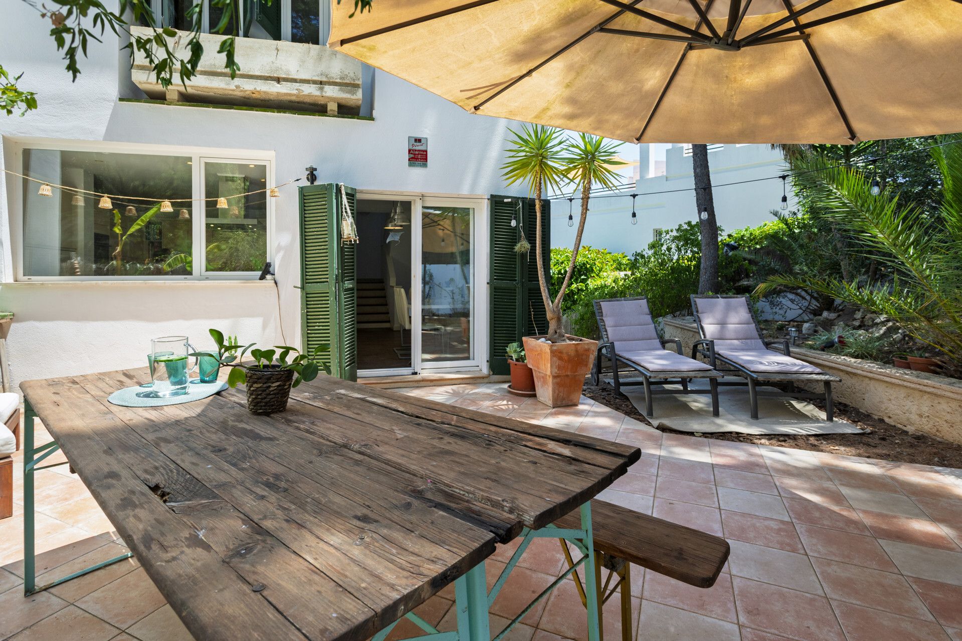 Terrace of Single-family semi-detached for sale in  Palma de Mallorca  with Air Conditioner, Private garden and Terrace