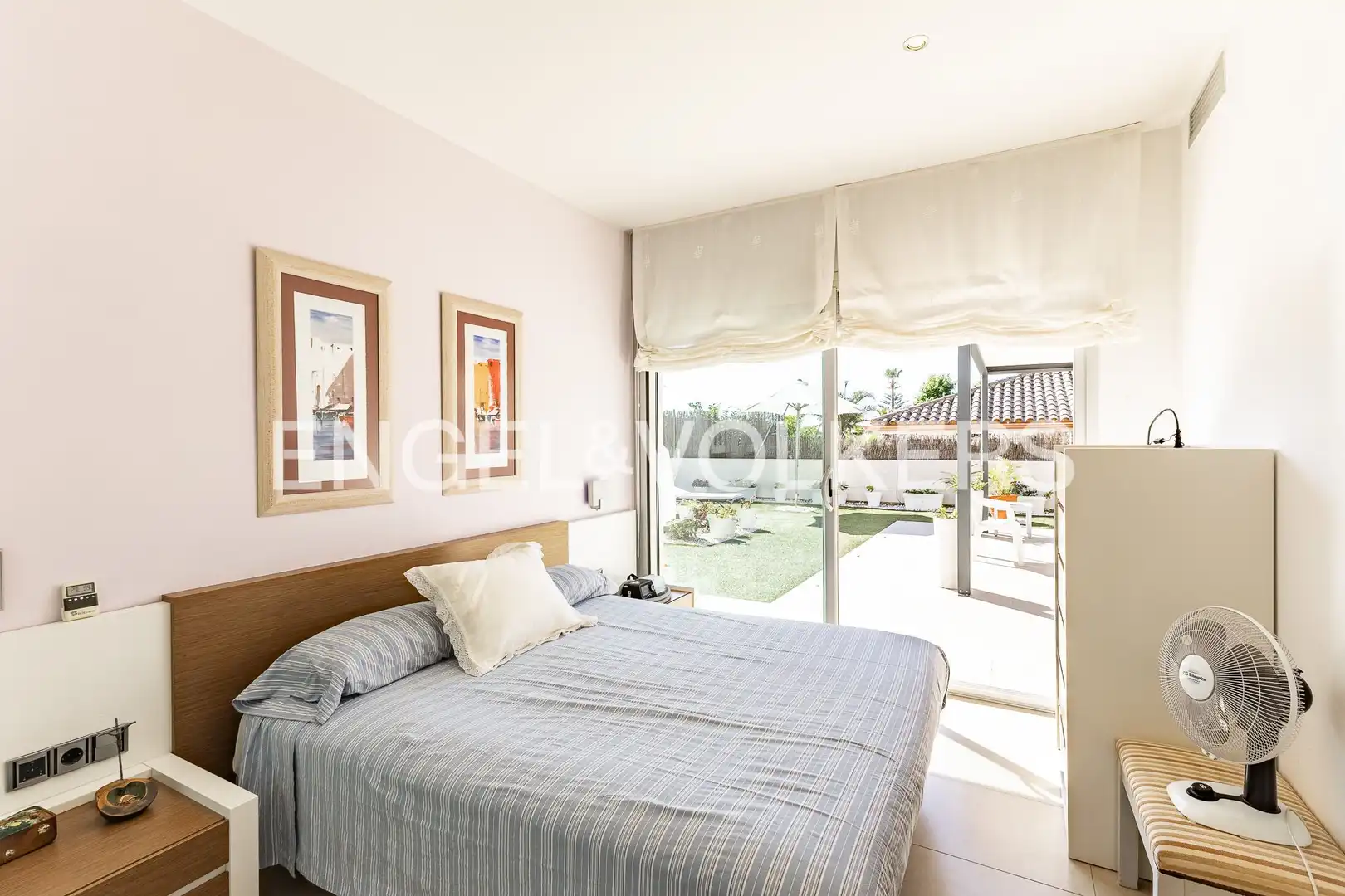 Bedroom of Houses for rent in Cabrera de Mar  with Air Conditioner, Heating and Parquet flooring