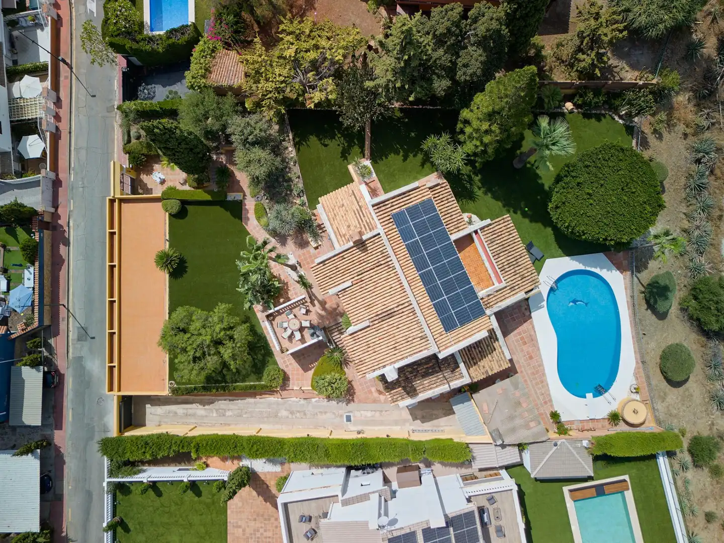 Garden of Houses for rent in Málaga  with Air Conditioner, Heating and Private garden