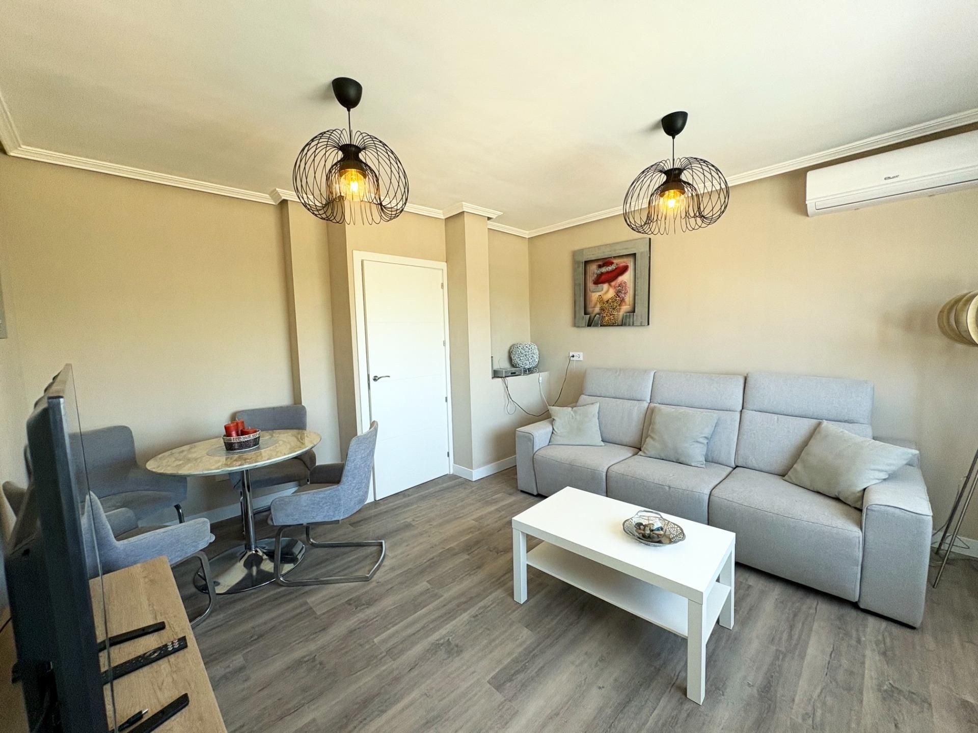Living room of Single-family semi-detached for sale in Pilar de la Horadada  with Air Conditioner, Heating and Private garden