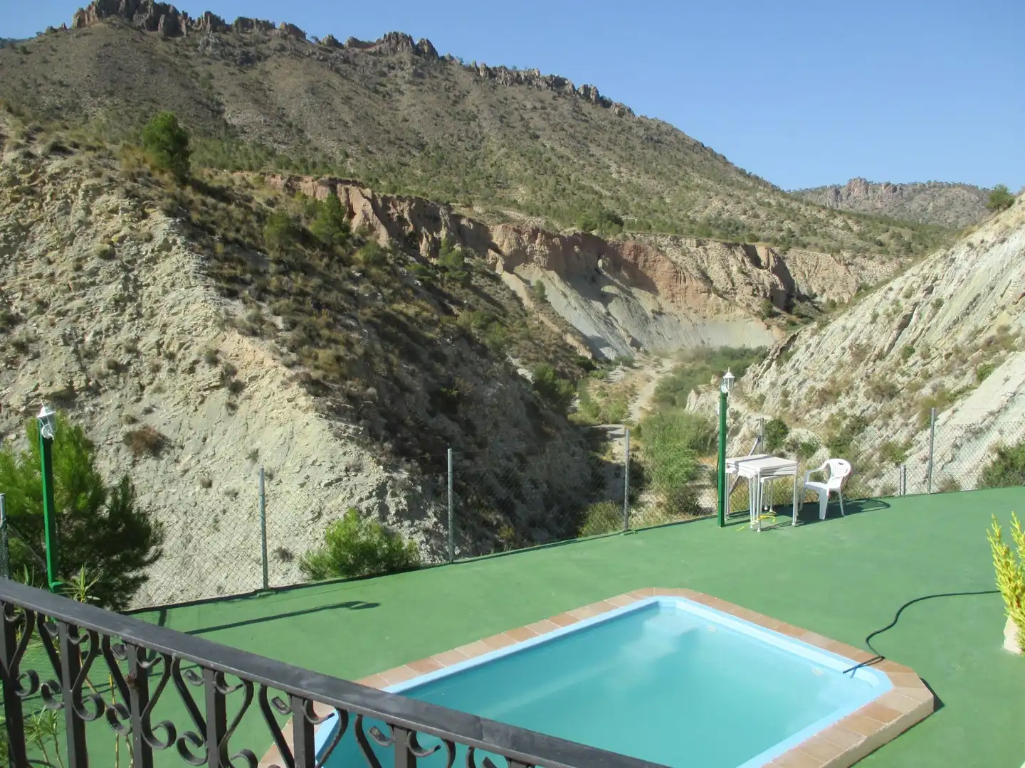 Piscina de Finca rústica en venta en Ricote con Aire acondicionado, Calefacción y Jardín privado