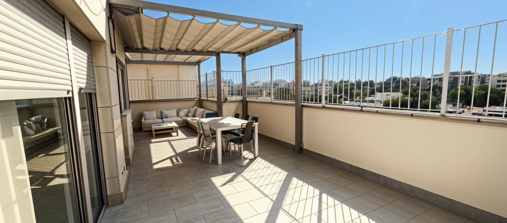 Terrace of Attic to rent in  Madrid Capital  with Air Conditioner, Heating and Terrace