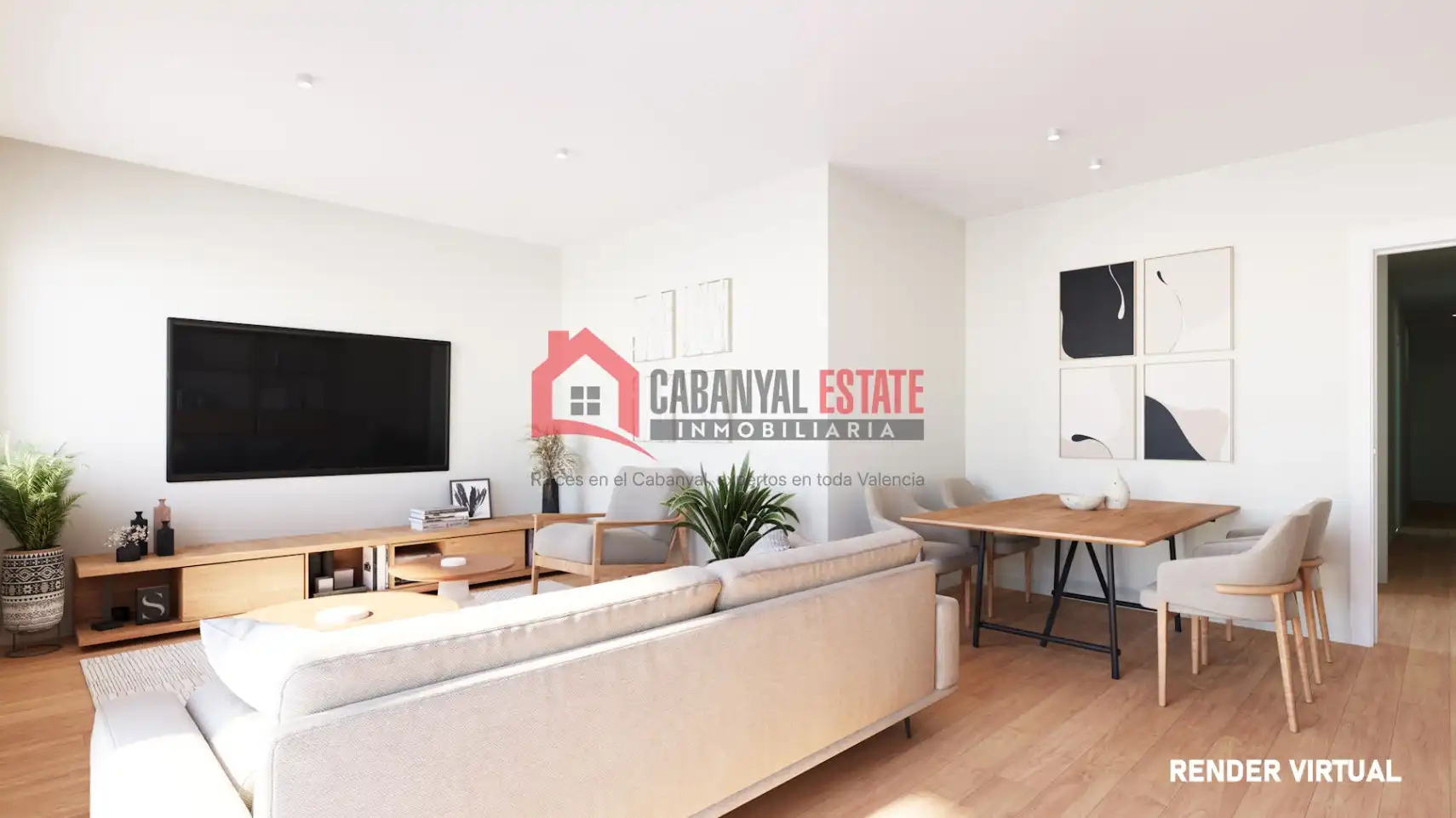 Sala d'estar de Apartament en venda en Valencia amb Aire condicionat, Terrassa i Moblat