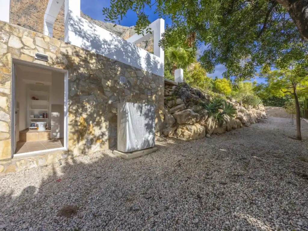 Exterior view of Houses for sale in Jávea / Xàbia  with Air Conditioner, Terrace and Swimming Pool
