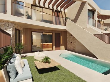 Bungalow amb piscina en venda a San Pedro del Pinatar ciudad