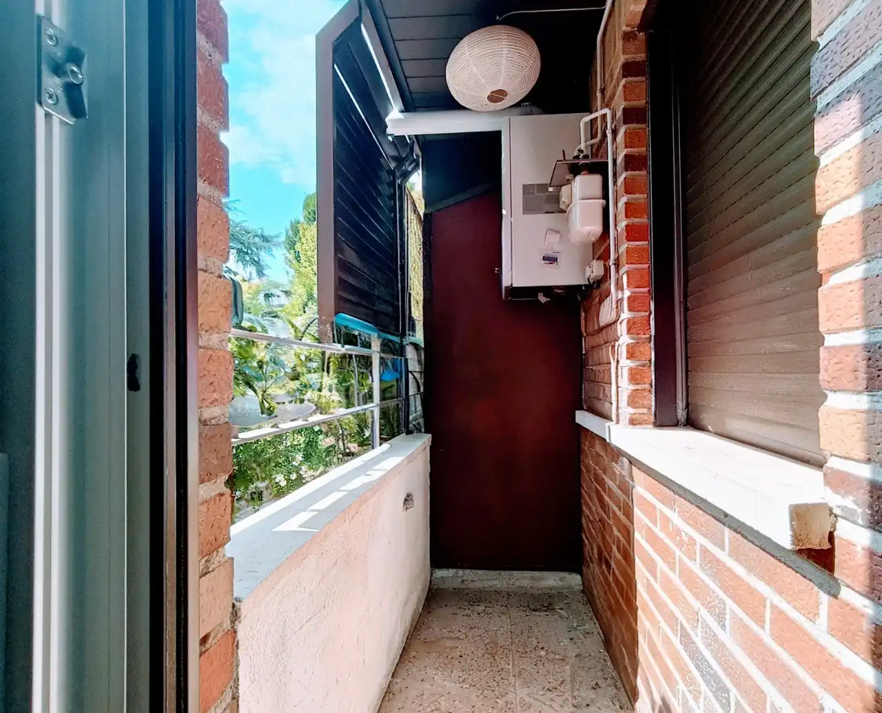 Terraza de Piso de alquiler en Madrid con Aire acondicionado, Calefacción y Parquet