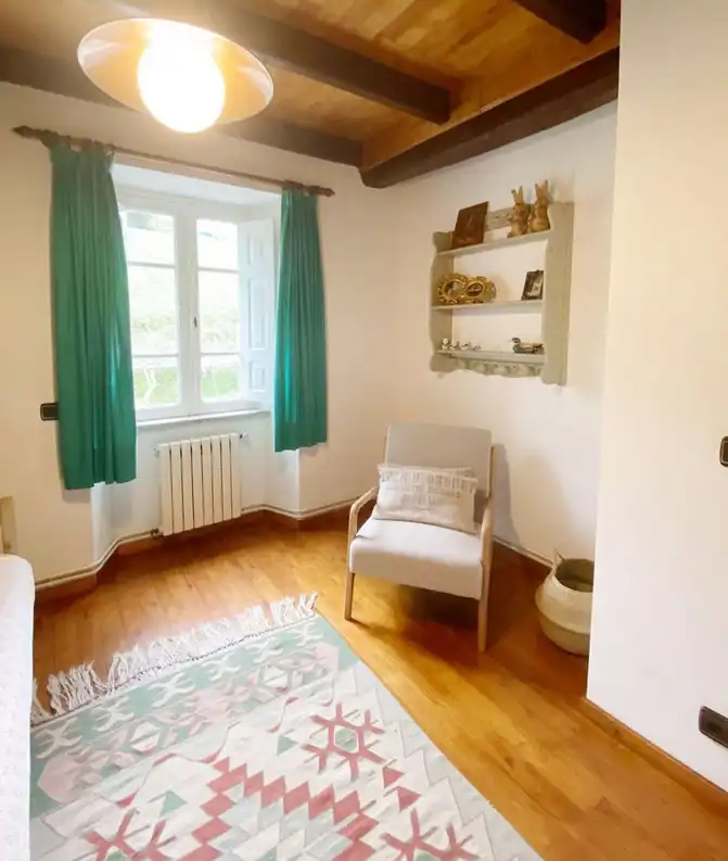Sala de estar de Casa o chalet en venta en A Pontenova   con Calefacción, Jardín privado y Parquet