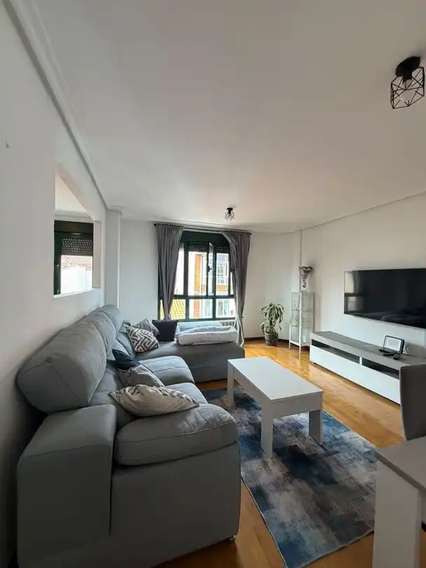 Sala d'estar de Dúplex de lloguer en Gijón 