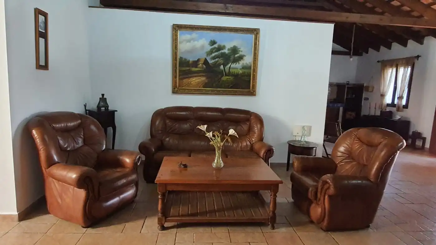 Sala de estar de Casa o chalet en venta en San Roque con Jardín privado, Terraza y Piscina