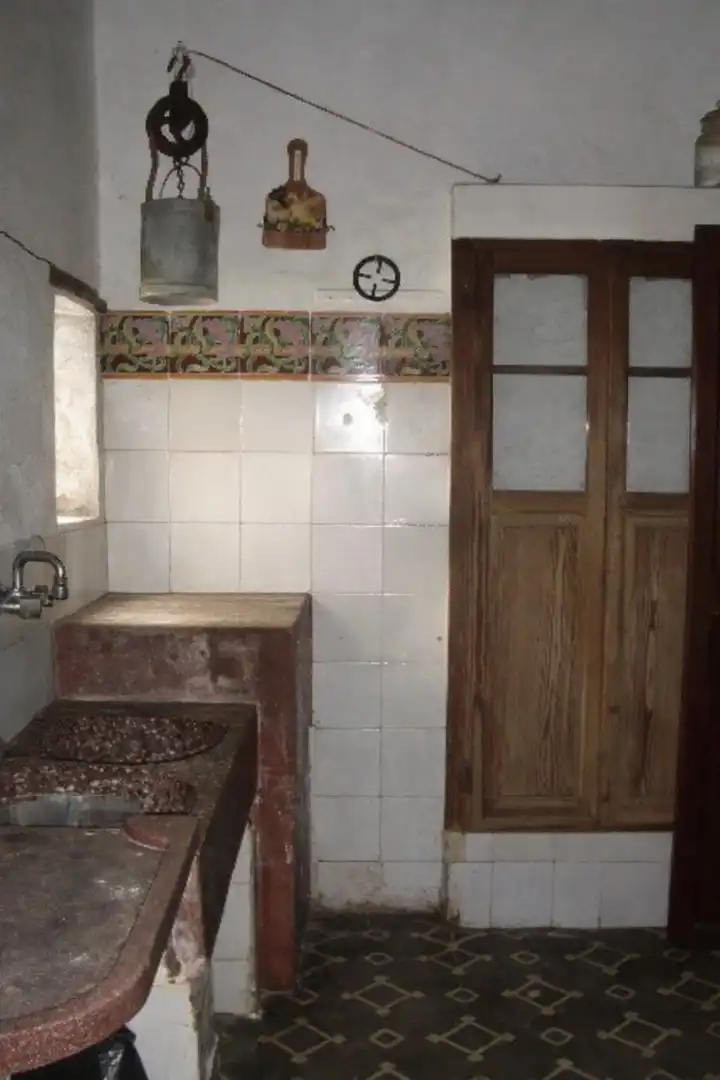Cocina de Casa adosada en venta en L'Olleria con Terraza, Trastero y Balcón