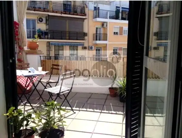 Terrace of Flat for rent in Sevilla  with Air Conditioner, Terrace and Furnished