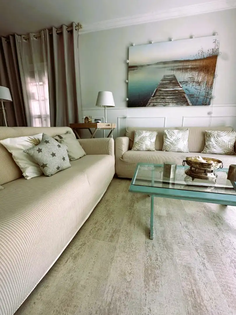 Living room of Houses for sale in Chiclana de la Frontera  with Air Conditioner, Private garden and Swimming Pool