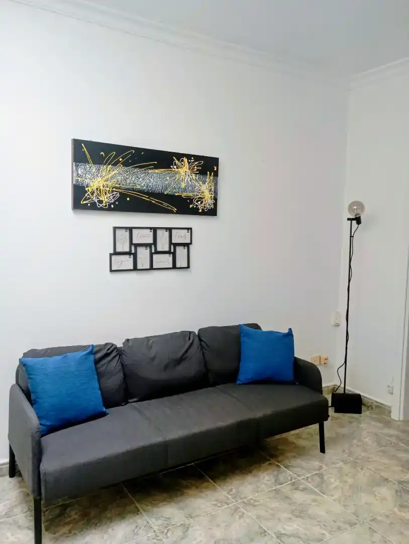 Sala d'estar de Casa adosada de lloguer en Telde amb Aire condicionat