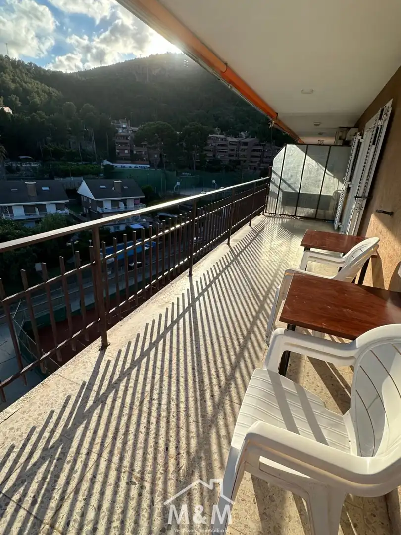 Terrace of Attic for rent in Castelldefels  with Heating, Terrace and Community pool
