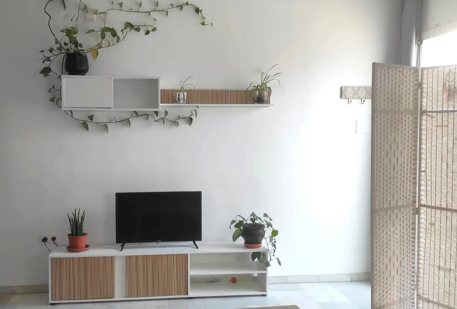 Sala de estar de Apartamento de alquiler en Sanlúcar de Barrameda con Aire acondicionado, Calefacción y Amueblado