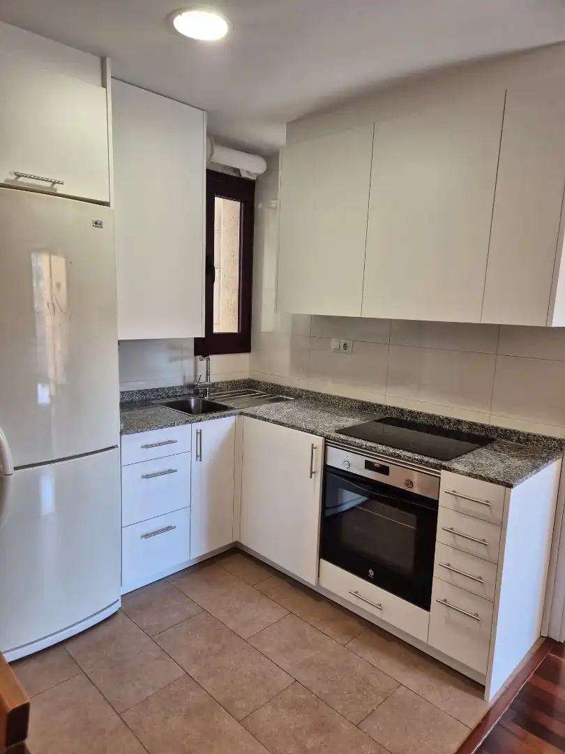 Kitchen of Flat for sale in Barcelona  with Heating, Parquet flooring and Furnished