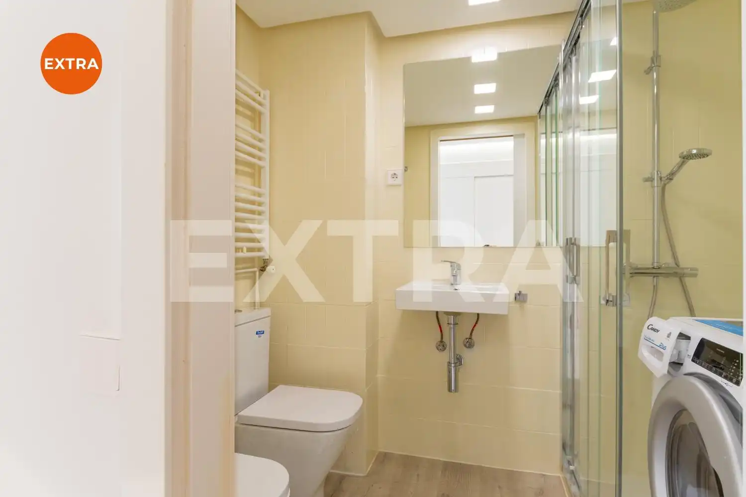 Badezimmer von Wohnungen zur Miete in Madrid mit Klimaanlage, Heizung und Möbliert