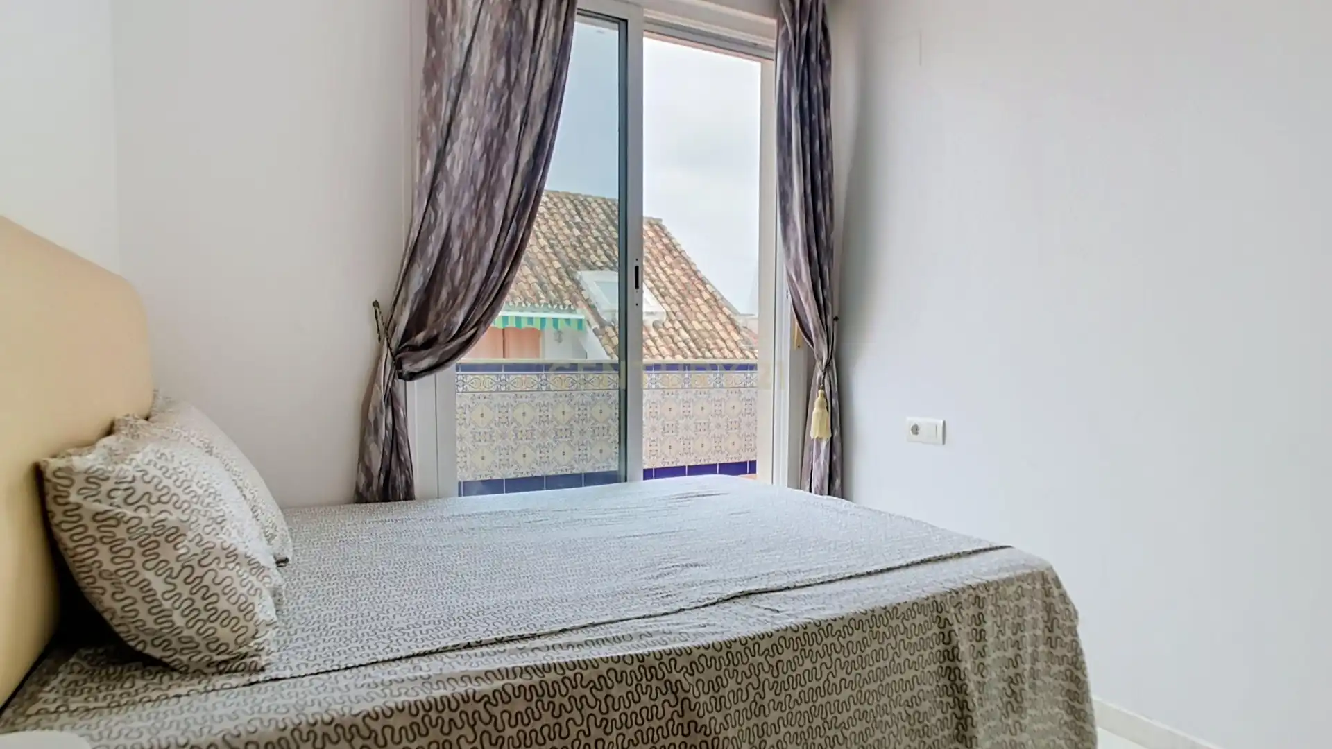 Bedroom of Apartments for rent in Mijas  with Air Conditioner and Washing machine