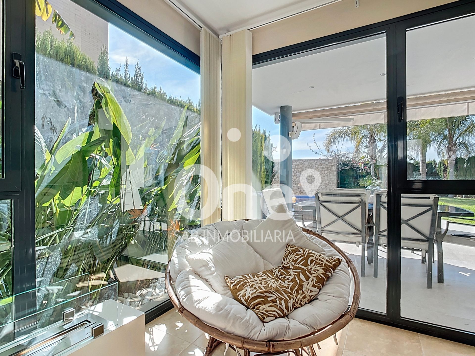 Terrace of Houses for sale in San Antonio de Benagéber  with Air Conditioner, Heating and Private garden