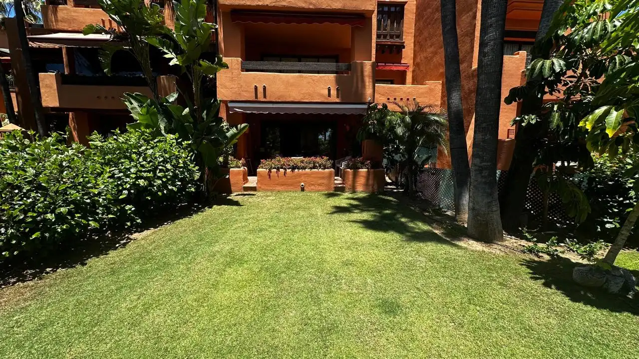Garden of Apartments for rent in Marbella  with Air Conditioner, Heating and Private garden