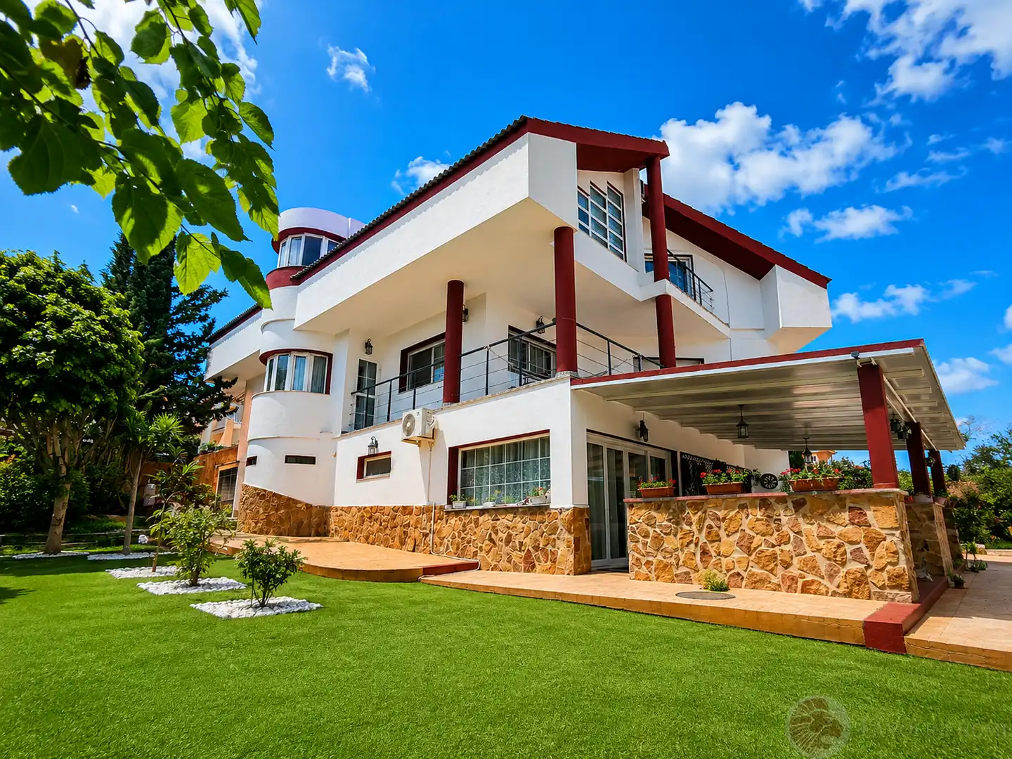 Vista exterior de Casa o chalet en venta en Mutxamel con Aire acondicionado, Calefacción y Terraza
