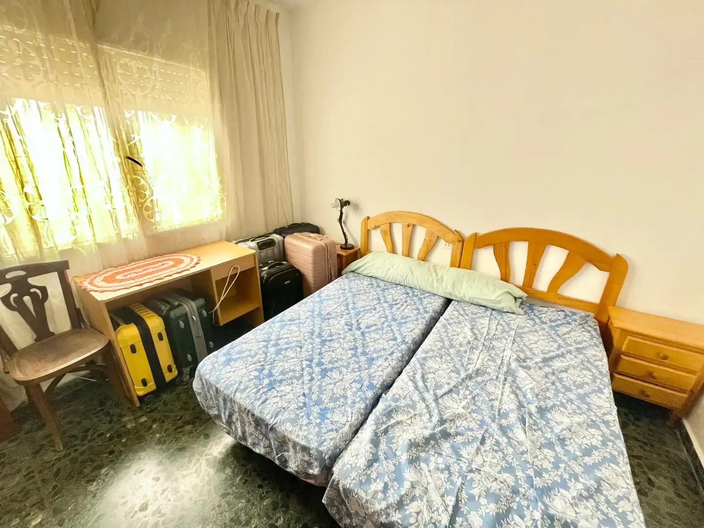 Dormitori de Apartament de lloguer en San Javier amb Terrassa, Moblat i Forn