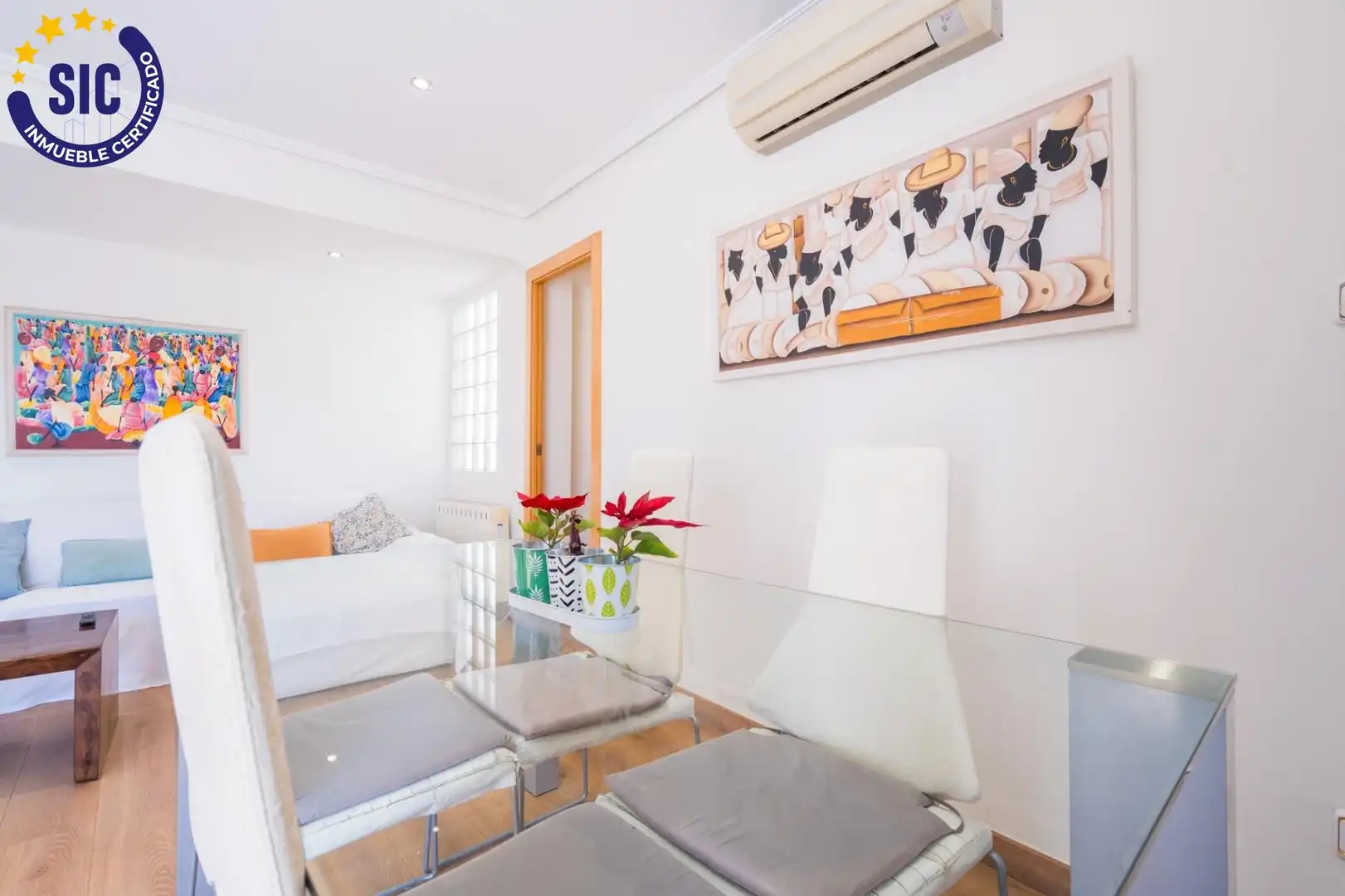 Sala de estar de Ático en venta en Valencia con Aire acondicionado, Calefacción y Parquet