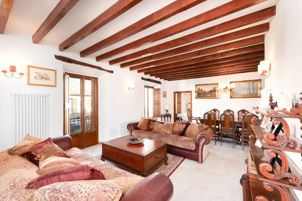 Living room of Country homes for sale in Calvià  with Air Conditioner, Heating and Terrace