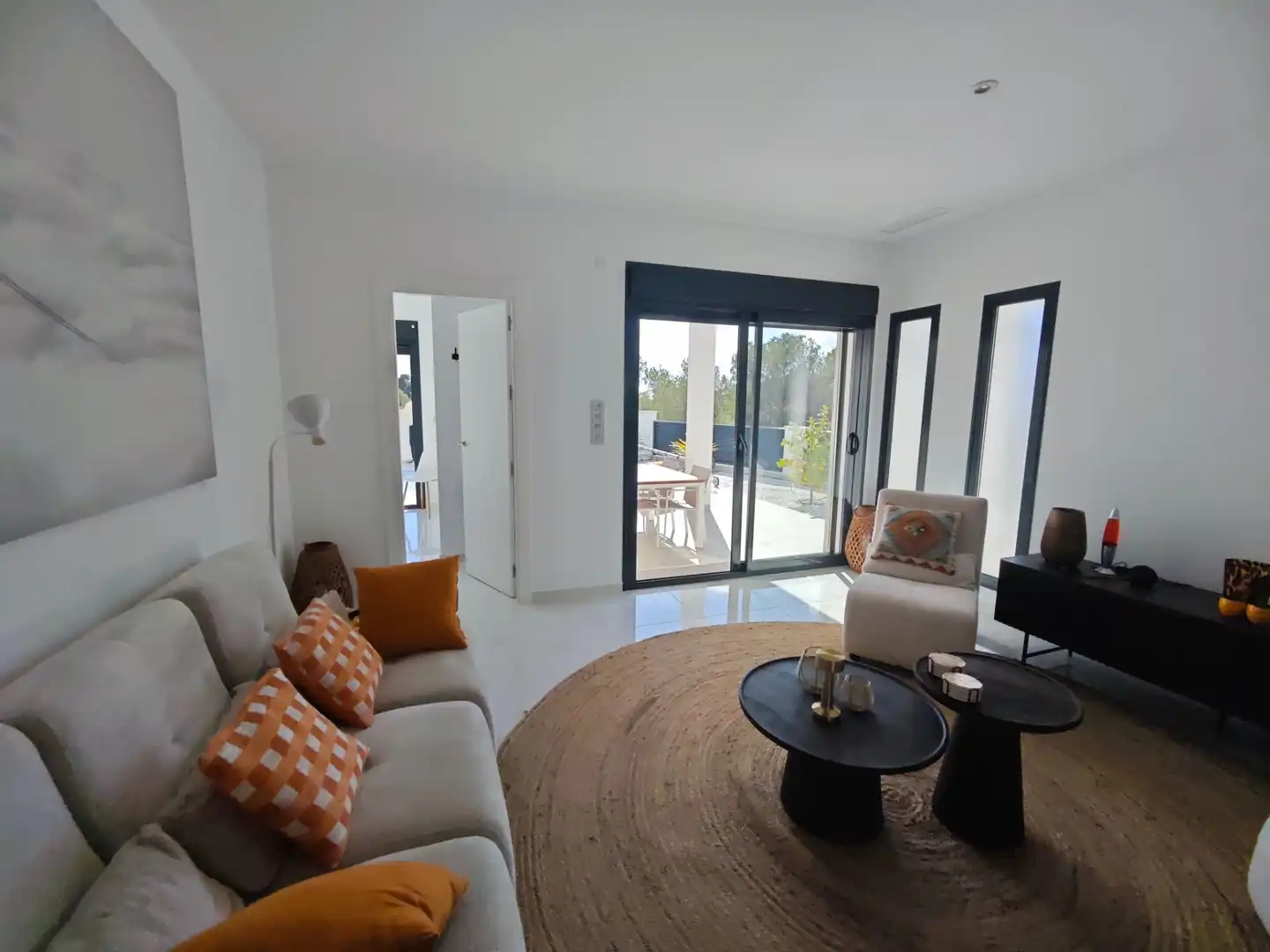 Sala de estar de Casa o chalet en venta en Pilar de la Horadada con Calefacción, Jardín privado y Terraza