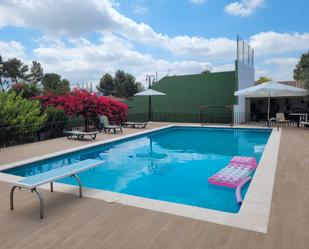 Swimming pool of House or chalet to rent in Turís  with Air Conditioner, Heating and Swimming Pool