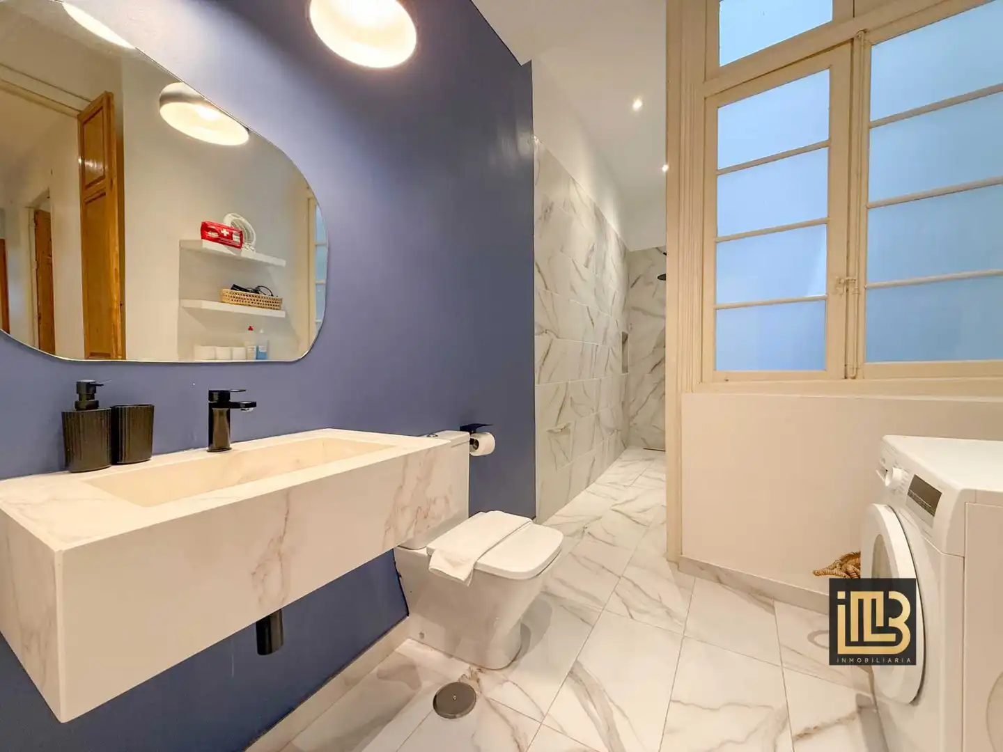 Baño de Piso de alquiler en Málaga con Aire acondicionado, Horno y Lavadora