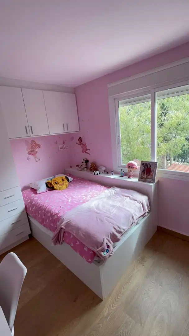 Bedroom of Detached homes for rent in Mutxamel  with Air Conditioner, Private garden and Parquet flooring
