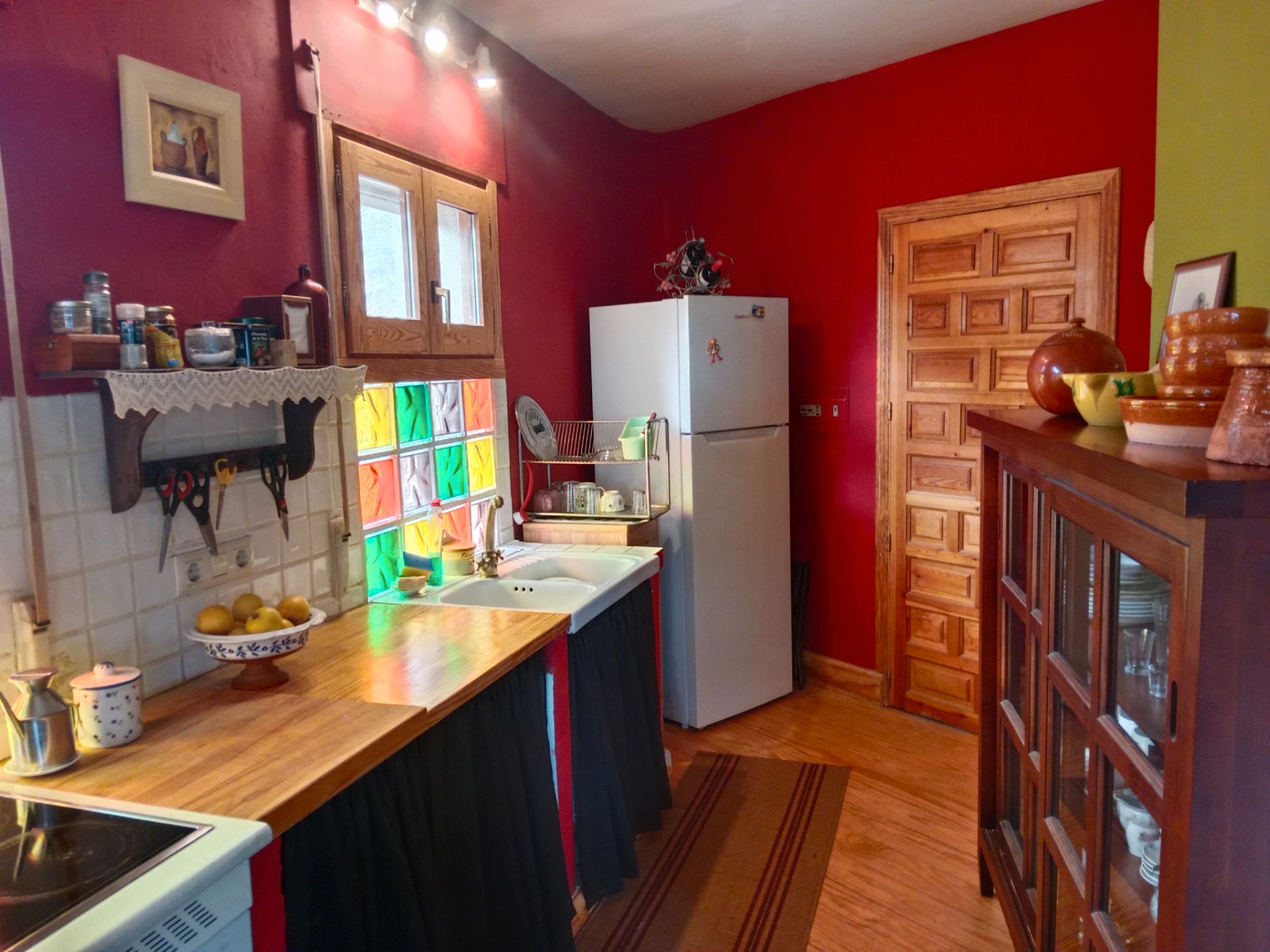 Kitchen of House or chalet for sale in Garganta la Olla  with Parquet flooring, Furnished and Washing machine