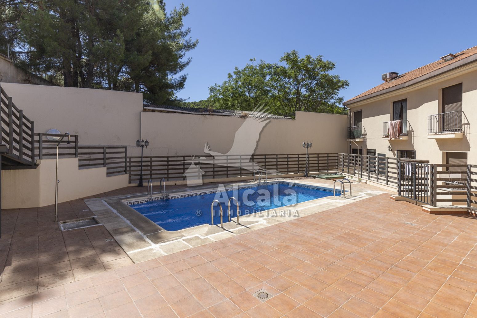 Swimming pool of Flat for sale in Villalbilla  with Air Conditioner, Heating and Swimming Pool